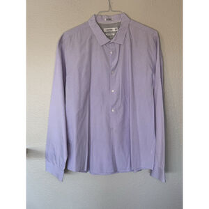 Calvin Klein Infinite Cool Non Iron Lavender Dress Shirt Mens XXL